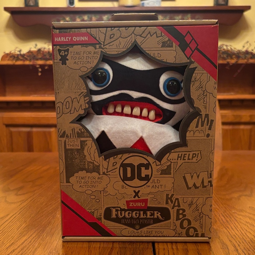 Hard to Find- Authentic Fuggler Harley Quinn Plush Toy -collector
